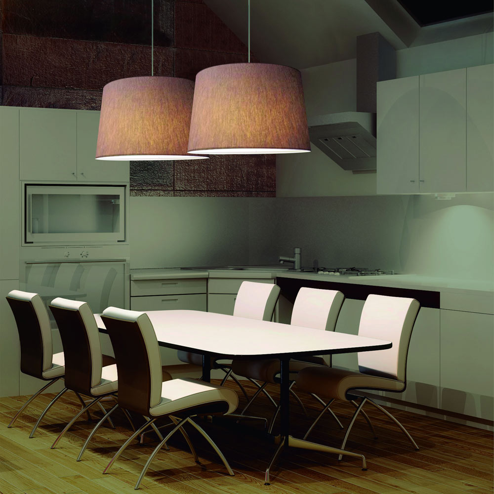 Andrea Pendant Light in dining room.