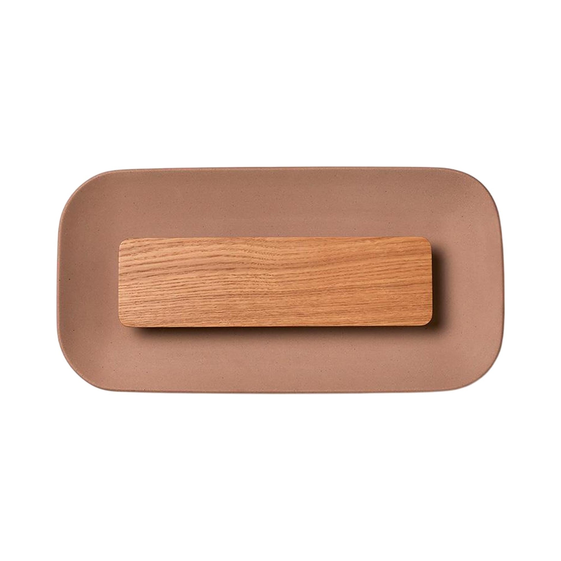 Aura LED Wall Light in Sand.