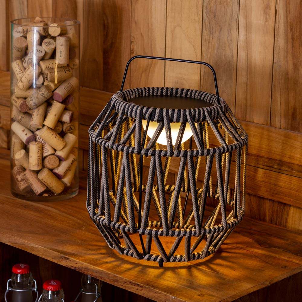 Bauma Outdoor LED Rechargeable Table Lamp in Detail.