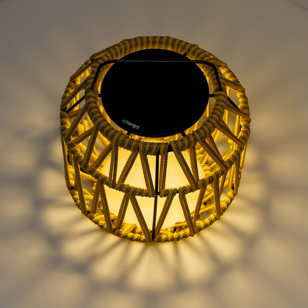 Bauma Outdoor LED Rechargeable Table Lamp in Detail.