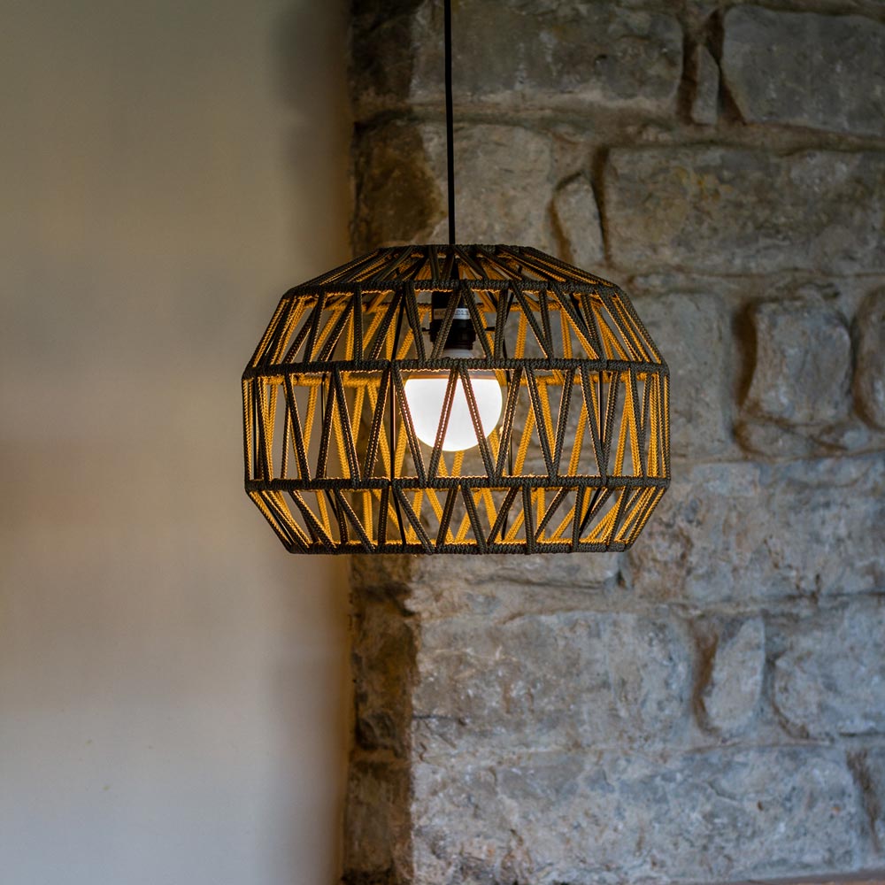 Bauma Outdoor Pendant Light in Detail.