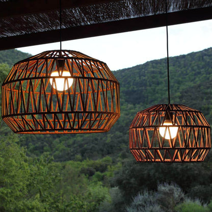 Bauma Outdoor Pendant Light in Outside Area.
