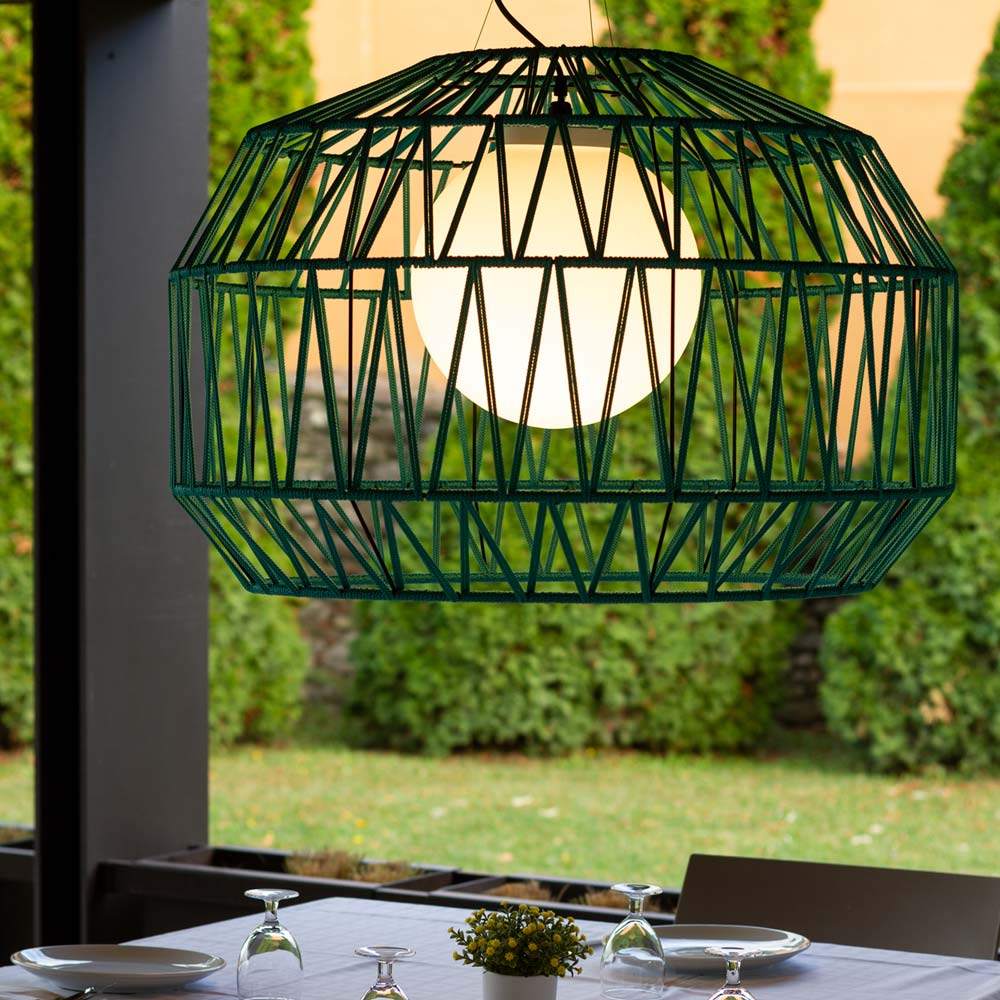 Bauma Outdoor Pendant Light in Outside Area.