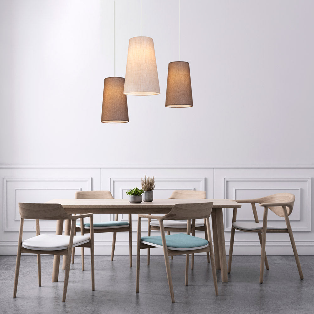 Conet Multi Light Pendant Light in dining room.