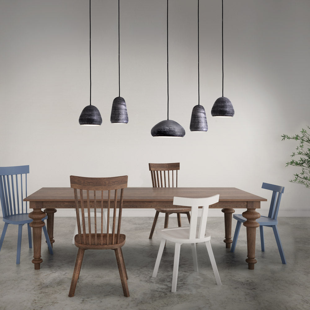 Dento Linear Pendant Light in dining room.