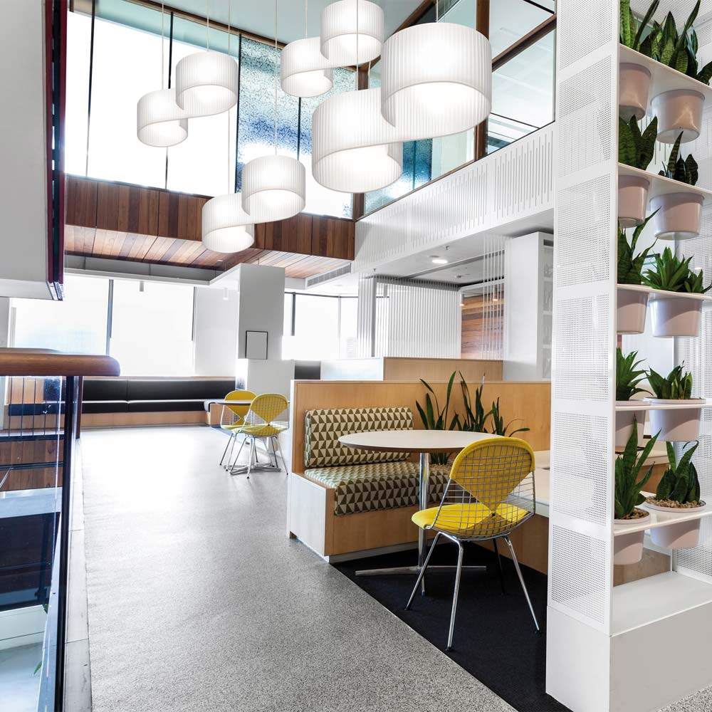 Duna Pendant Light in living room.