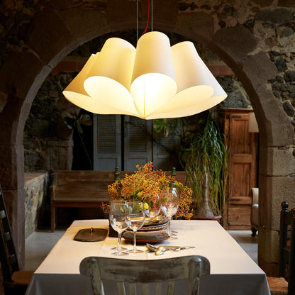Flo LED Pendant Light in dining room.