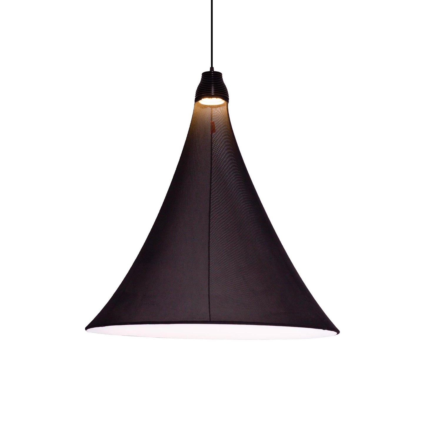 Flux LED Pendant Light in Black.