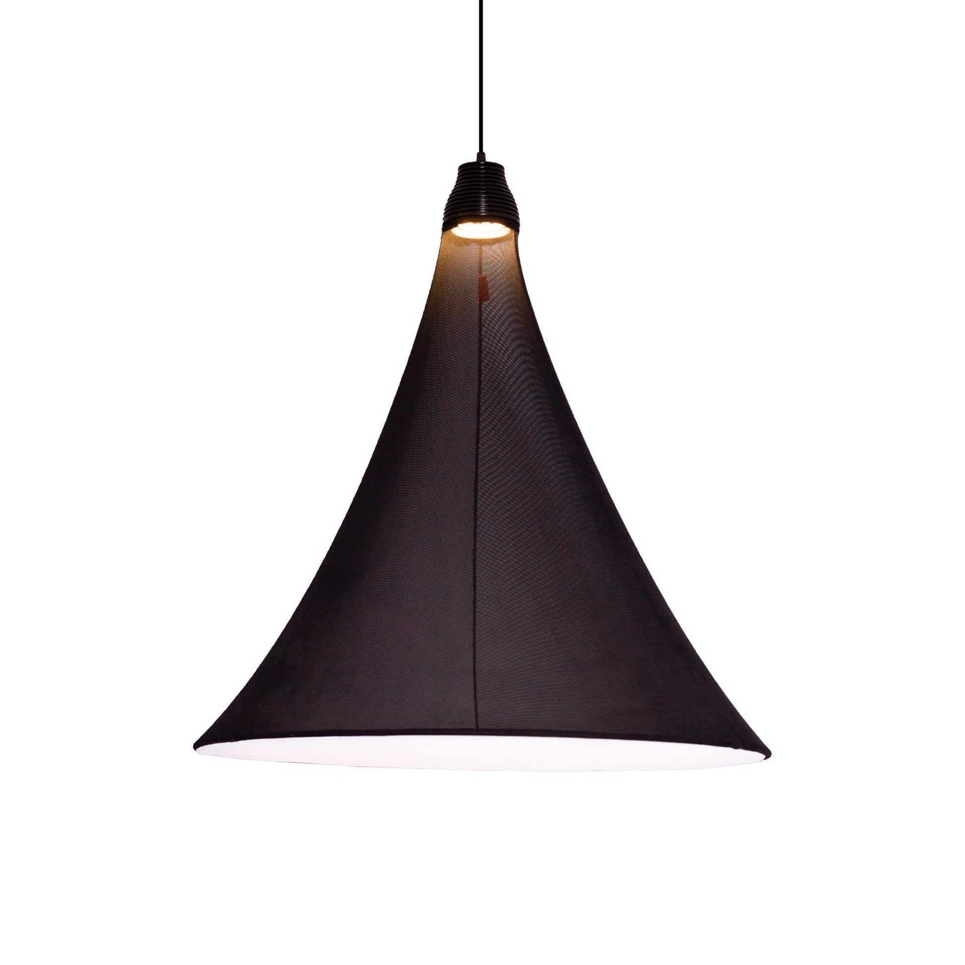 Flux LED Pendant Light in Black.
