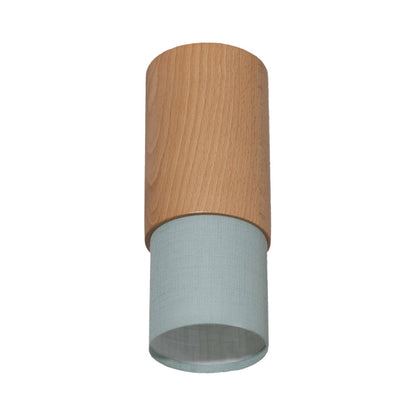 Fokus Flush Mount Ceiling Light in ALA Linen.