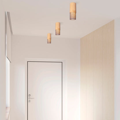 Fokus Flush Mount Ceiling Light in living room