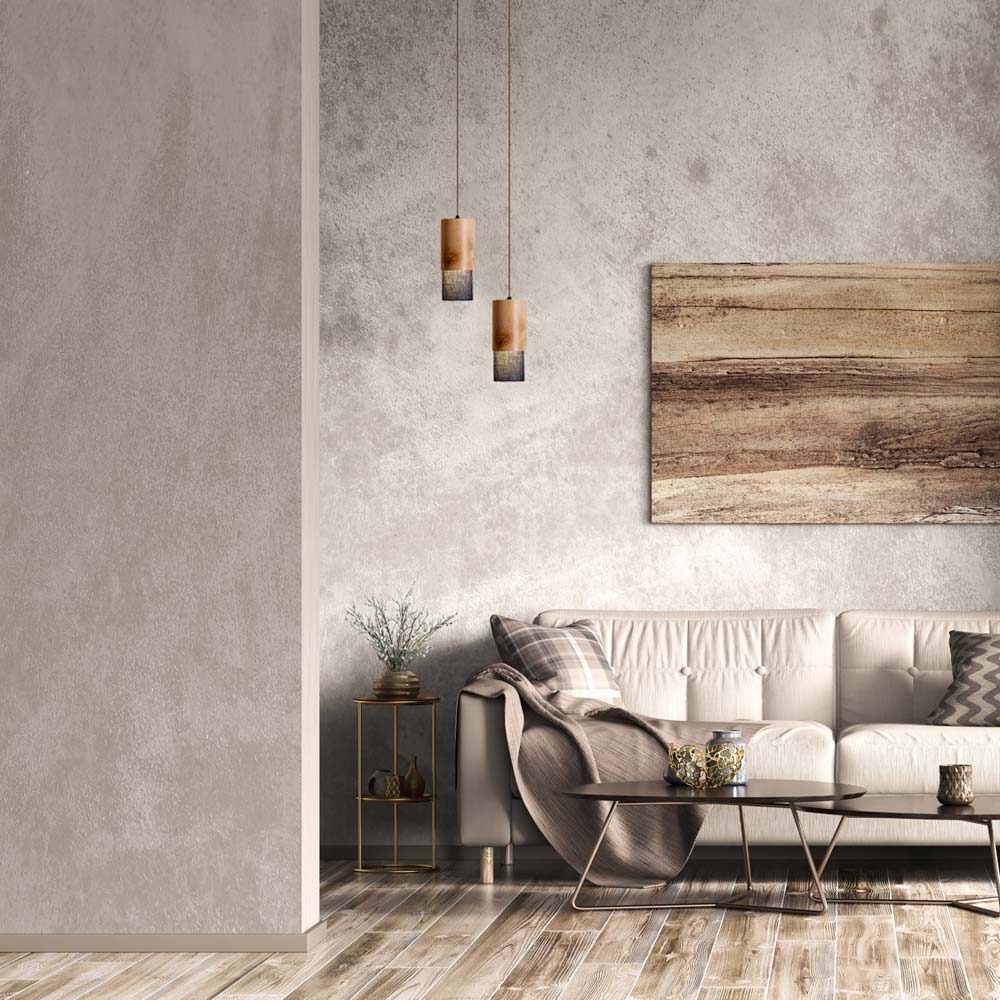 Fokus Pendant Light in living room.