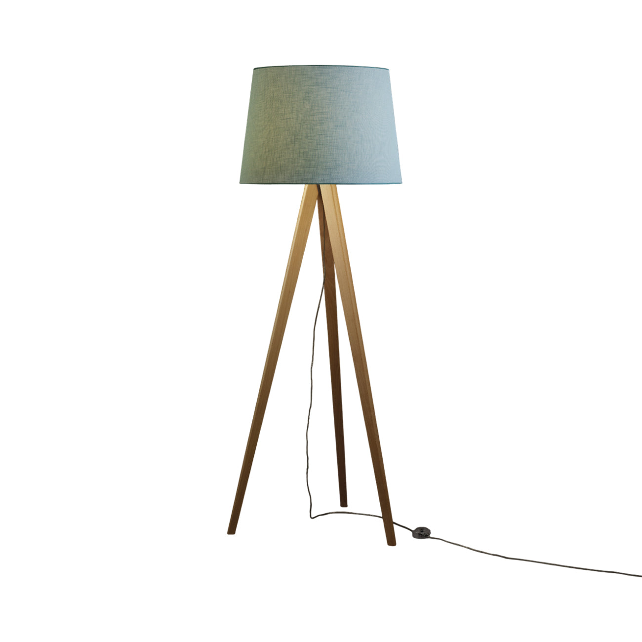 June Floor Lamp in ALA Linen.