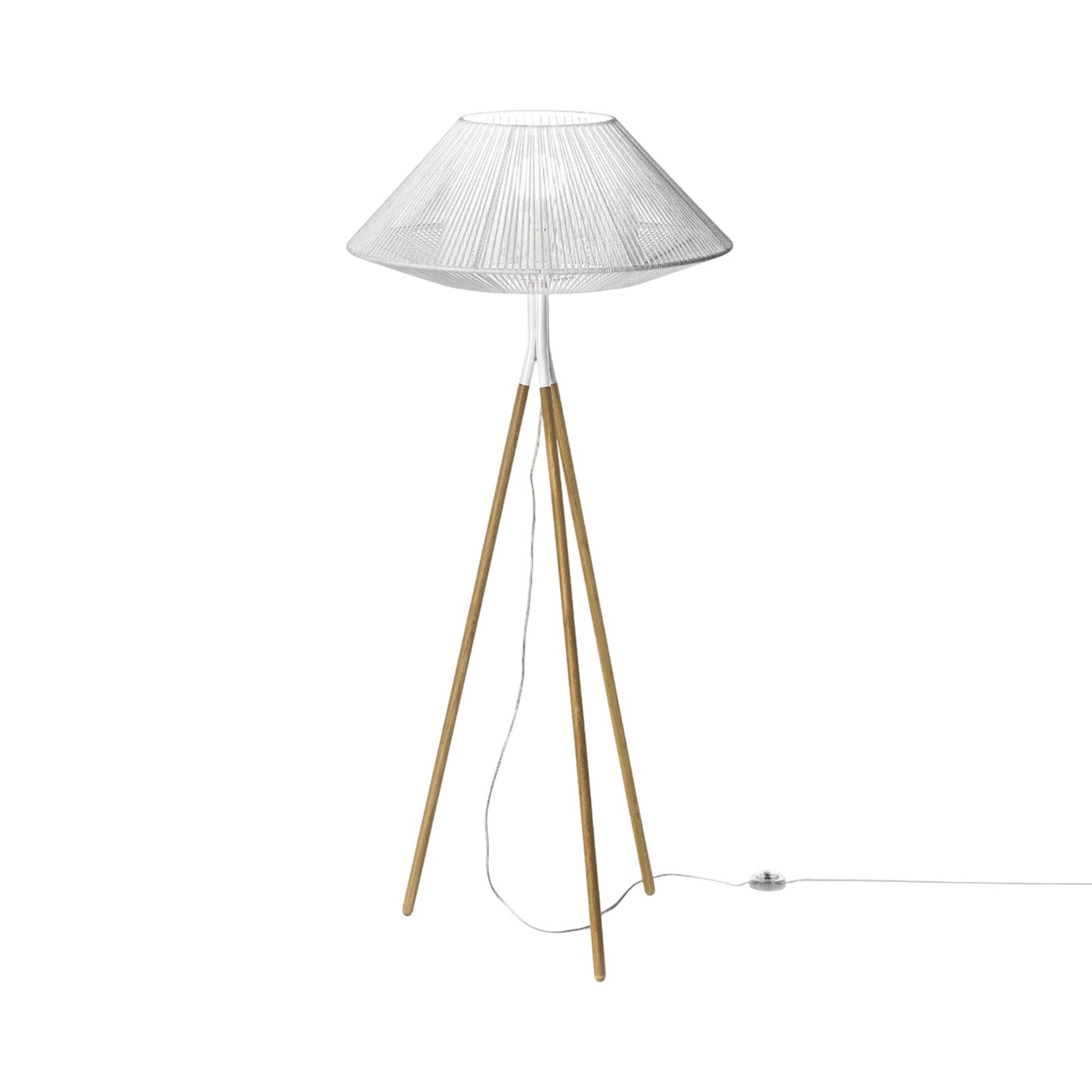 Koord Floor Lamp in Cristal.