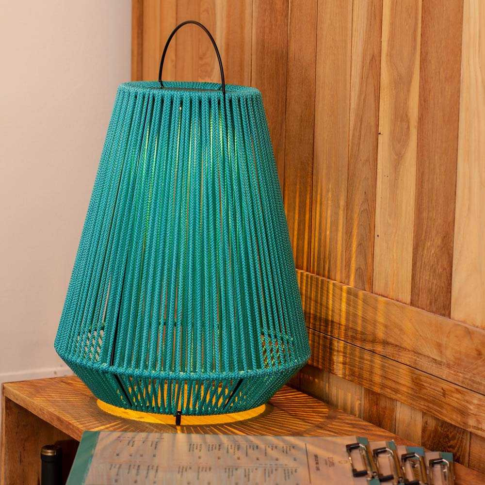 Koord Outdoor LED Rechargeable Table Lamp in Detail.