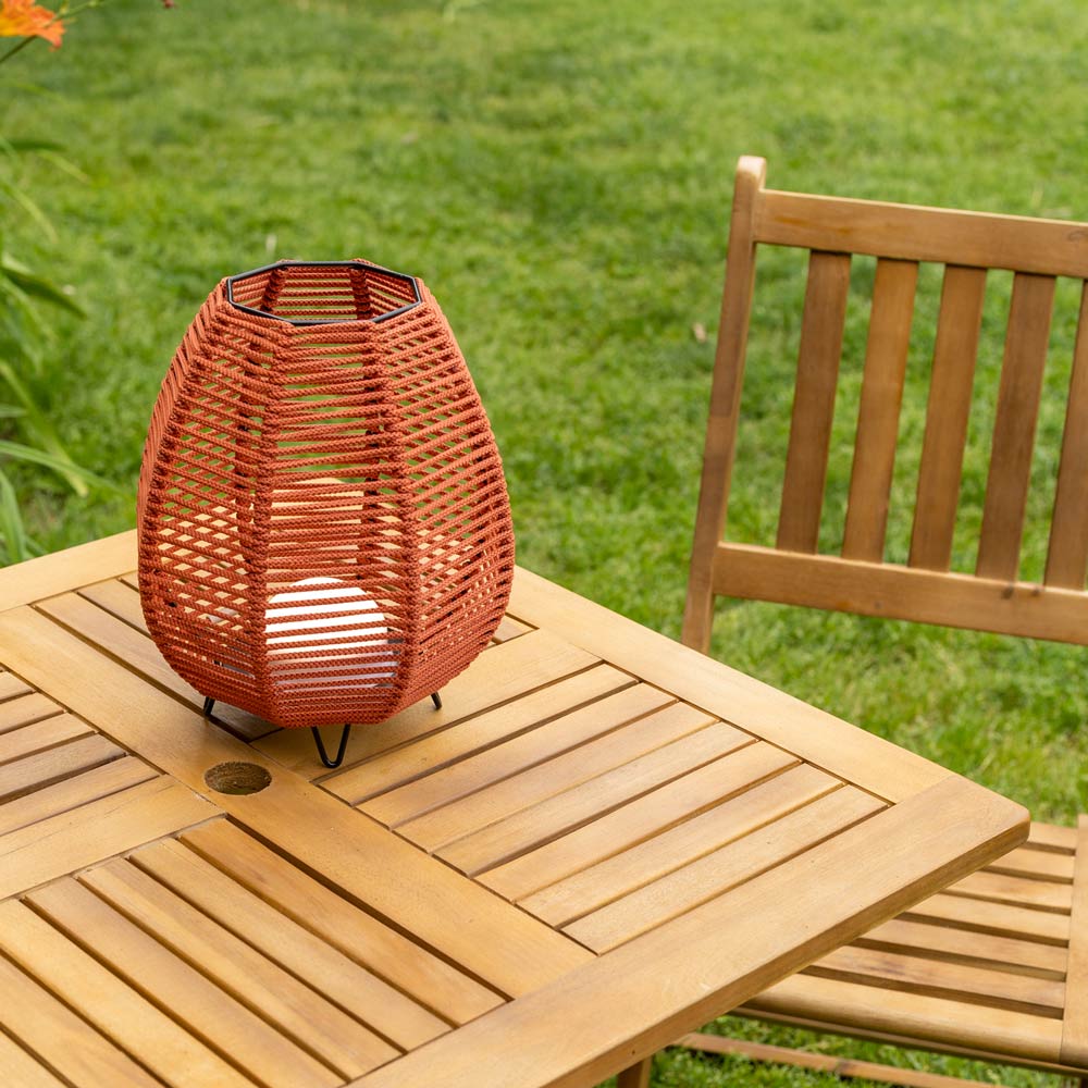 Meisy Outdoor LED Table Lamp in Outside Area.