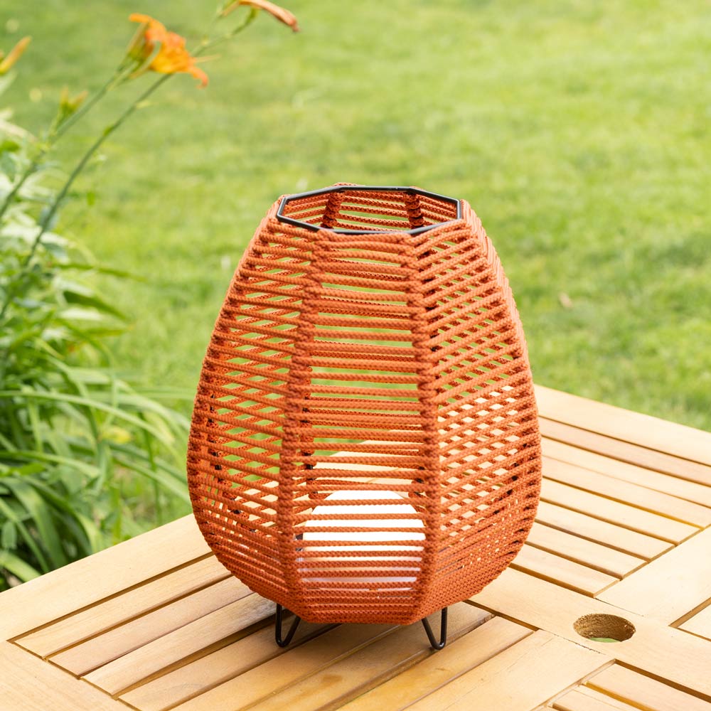 Meisy Outdoor LED Table Lamp in Outside Area.