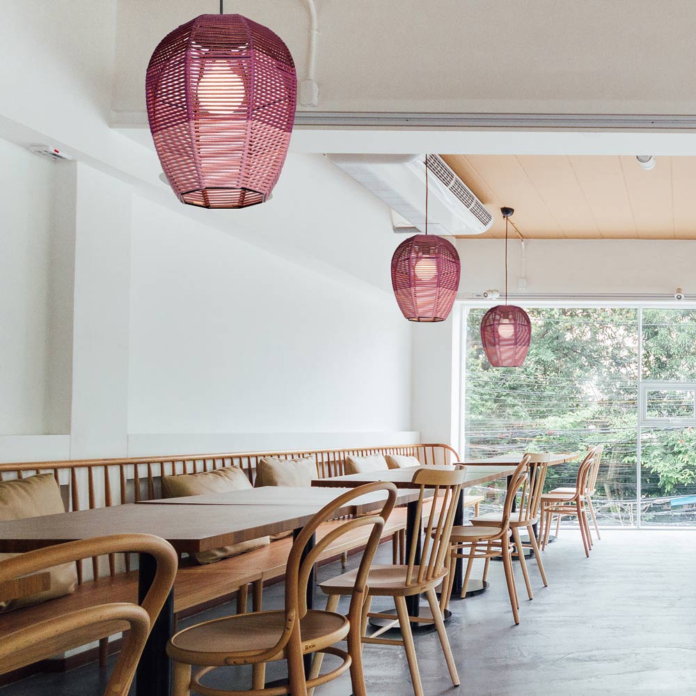 Meisy Pendant Light in restaurant.