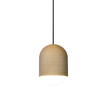 Nucli Outdoor Pendant Light in Off-White (6.38-Inch).