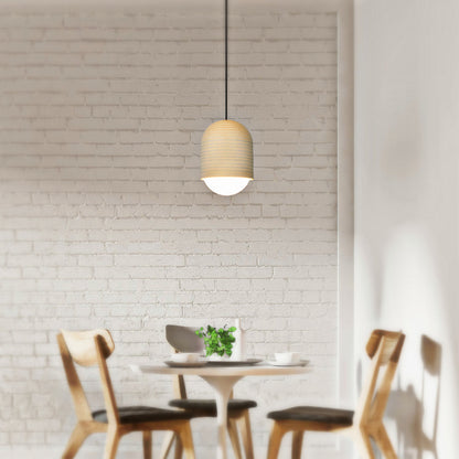 Nucli Outdoor Pendant Light in living room.