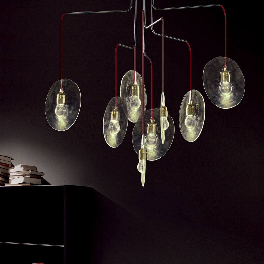 Oda LED Multi Light Pendant Light in Detail.