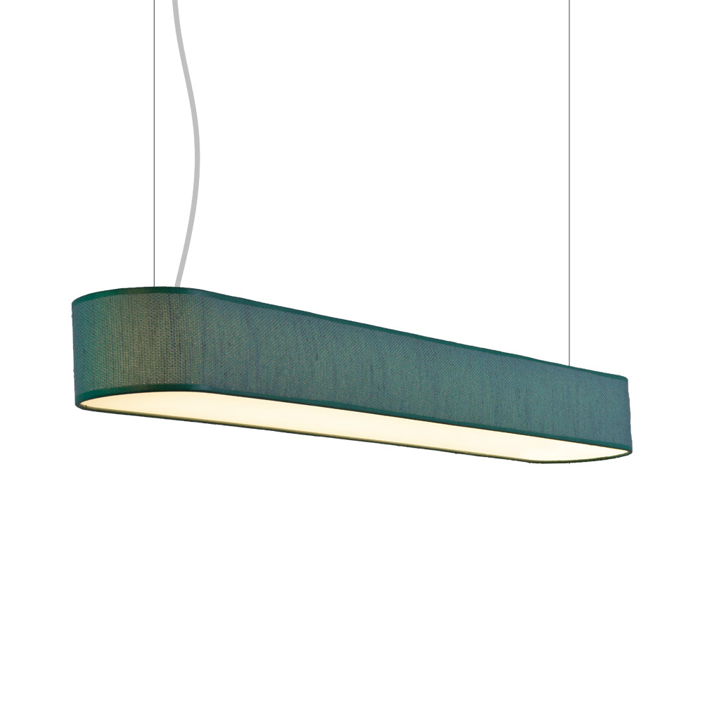 Ovla LED Pendant Light in ALA Linen.