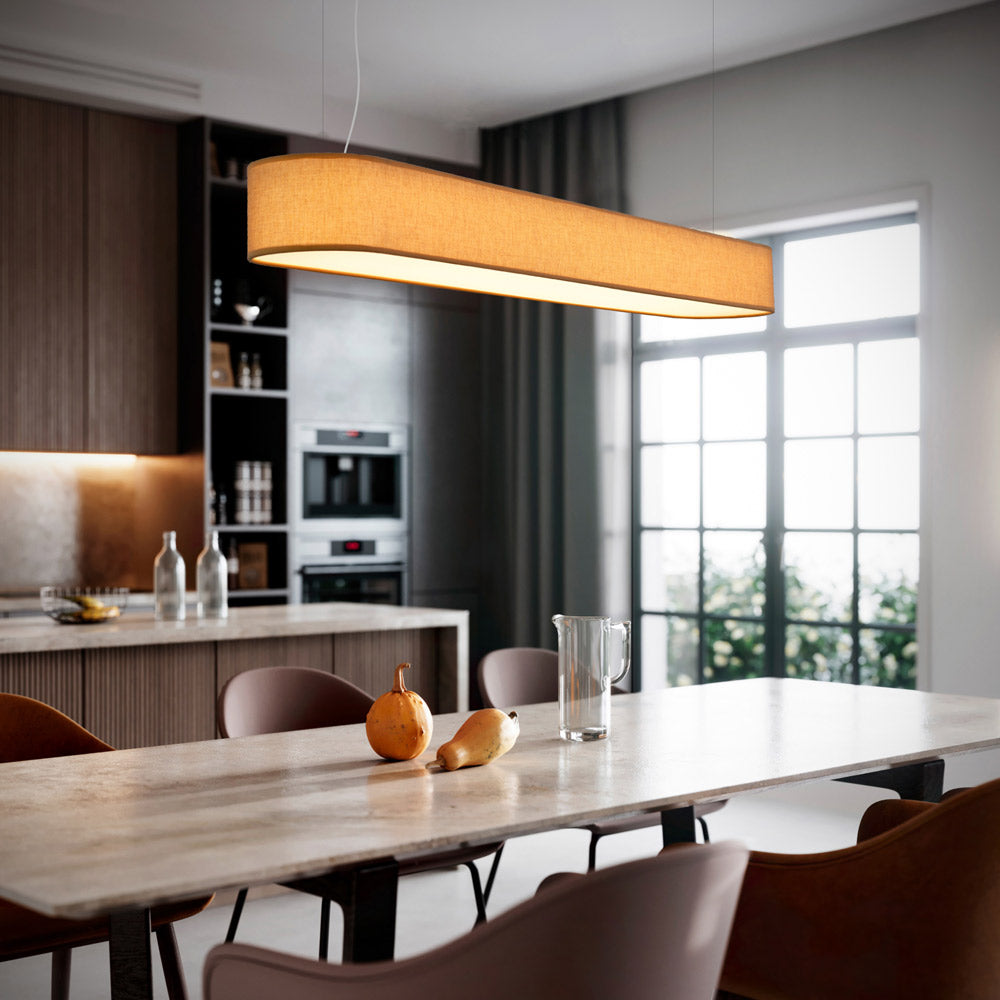 Ovla LED Pendant Light in dining room.