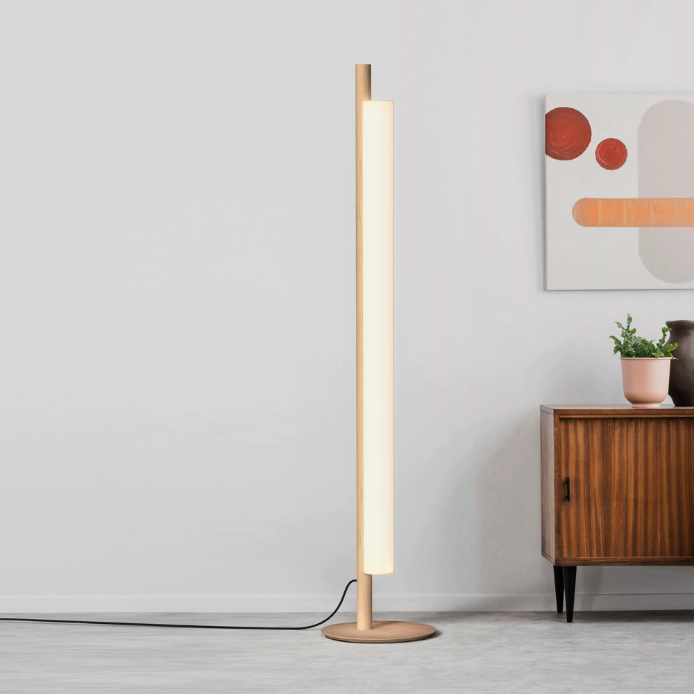 Stick LED Floor Lamp in living room.