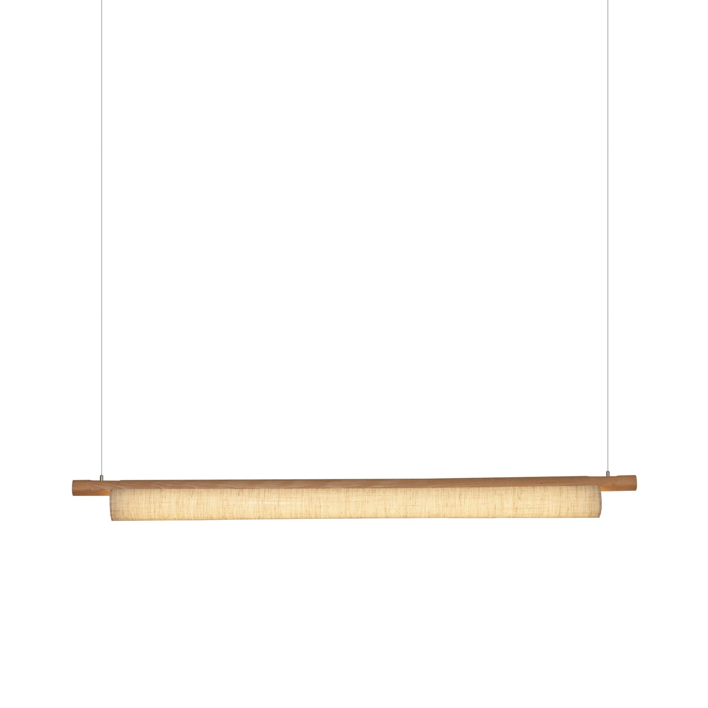 Stick LED Pendant Light in ALC Linen.