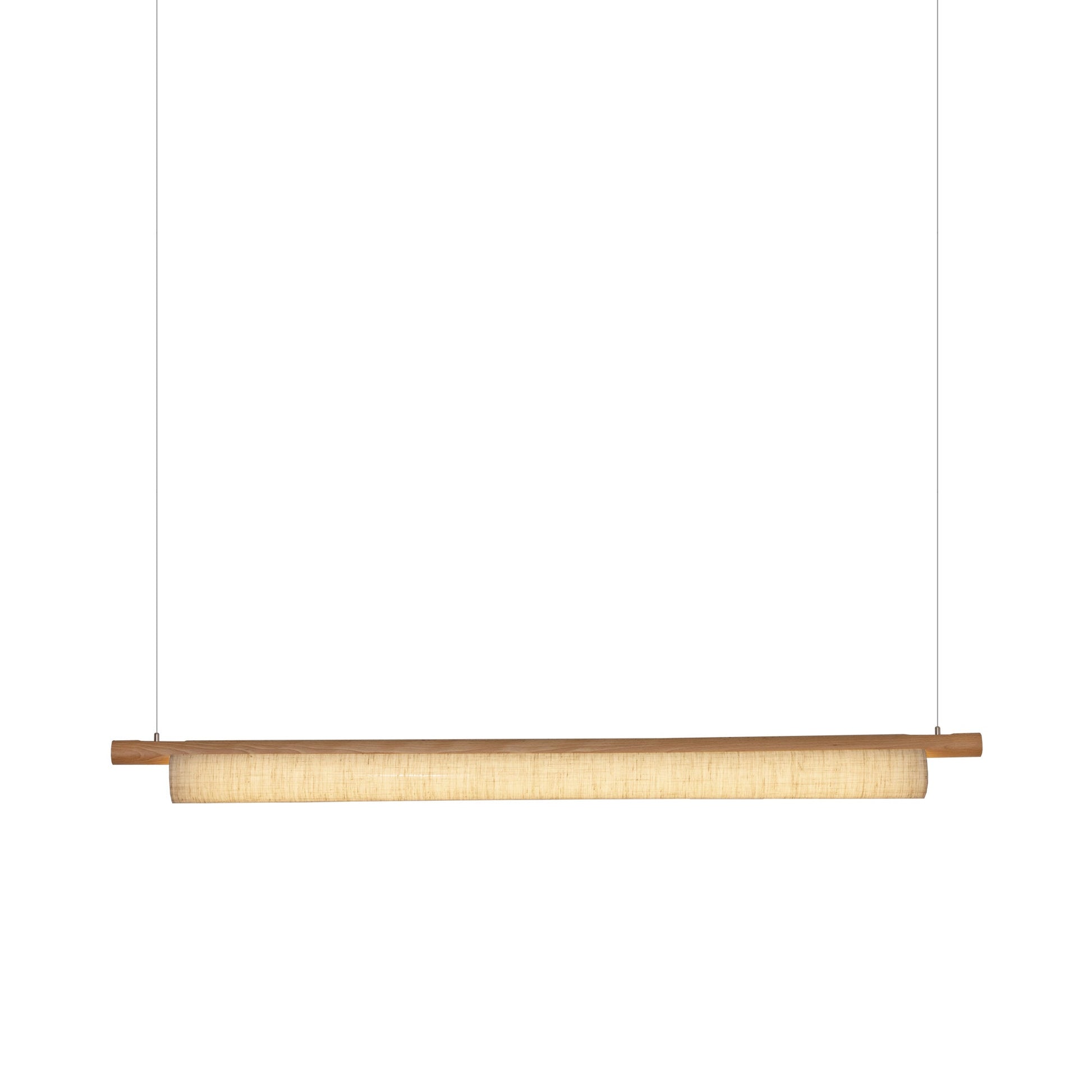 Stick LED Pendant Light in ALC Linen.