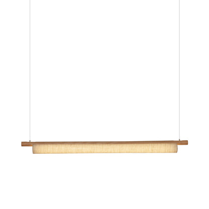 Stick LED Pendant Light in ALC Linen.