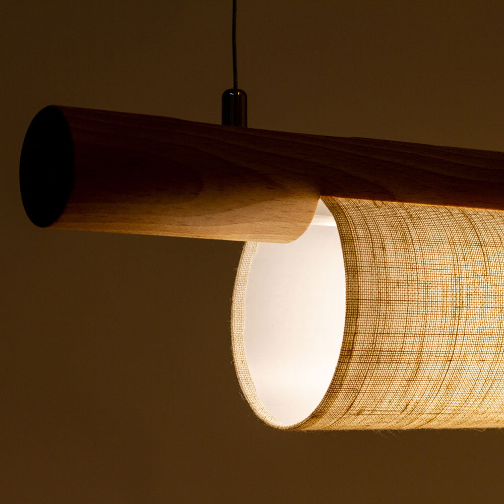 Stick LED Pendant Light - line drawing.