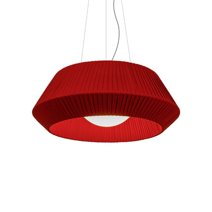 Sweet Outdoor LED Pendant Light in Clay Red (17.75-Inch).