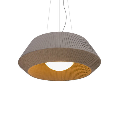 Sweet Outdoor LED Pendant Light in Clear Gray (17.75-Inch).