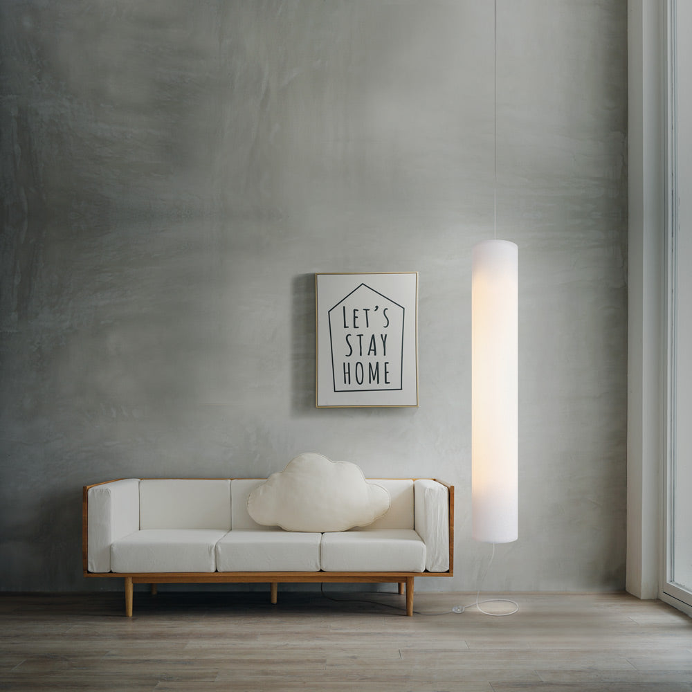 Tubs Long Pendant Light in living room.