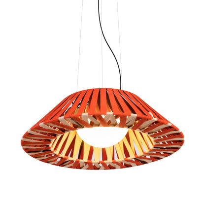 Zig-Zag Outdoor LED Pendant Light (21.63-Inch).