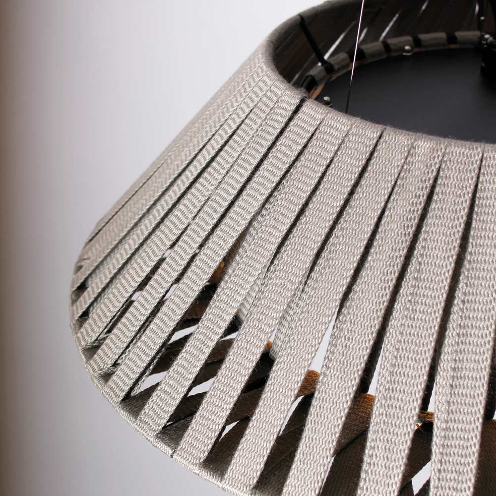 Zig-Zag Outdoor LED Pendant Light in Detail.
