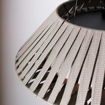 Zig-Zag Outdoor LED Pendant Light in Detail.