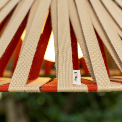 Zig-Zag Outdoor LED Pendant Light in Detail.