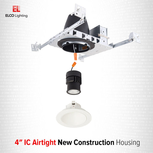 4" New Construction IC Airtight Housing in Detail.