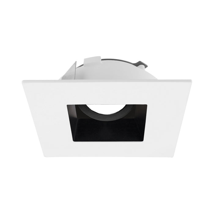 Flexa™ 4" Adjustable Square Reflector in Black with White Trim.
