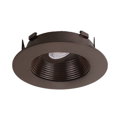 Flexa™ 4" Round Baffle in Bronze (Bronze Ring).