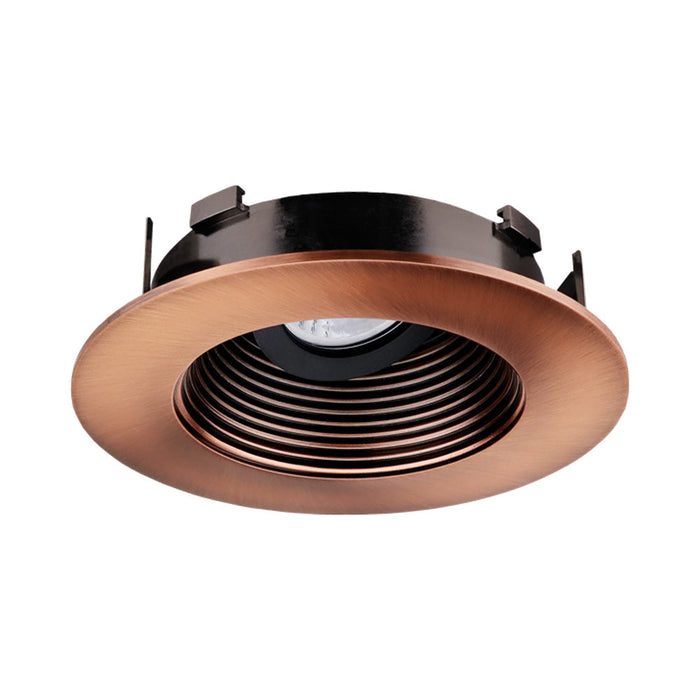 Flexa™ 4" Round Baffle in Copper (Copper Ring).