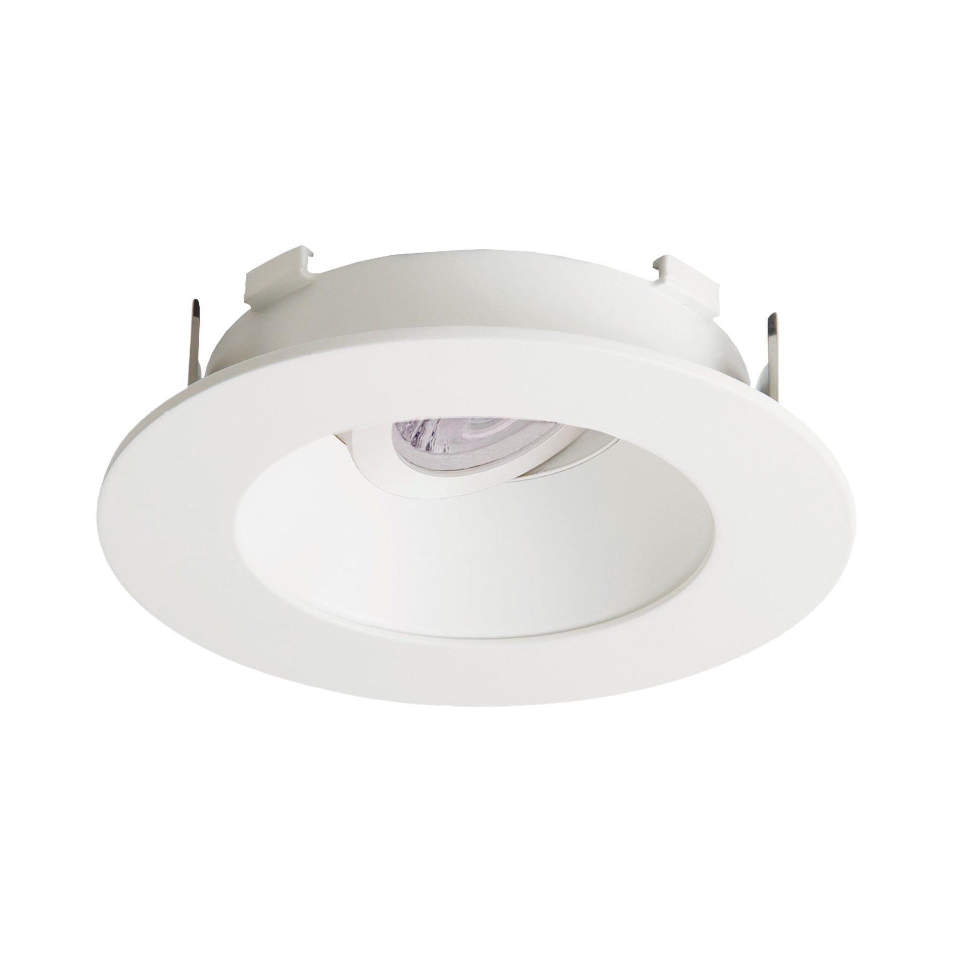 Flexa™ 4" Round Reflector in White.