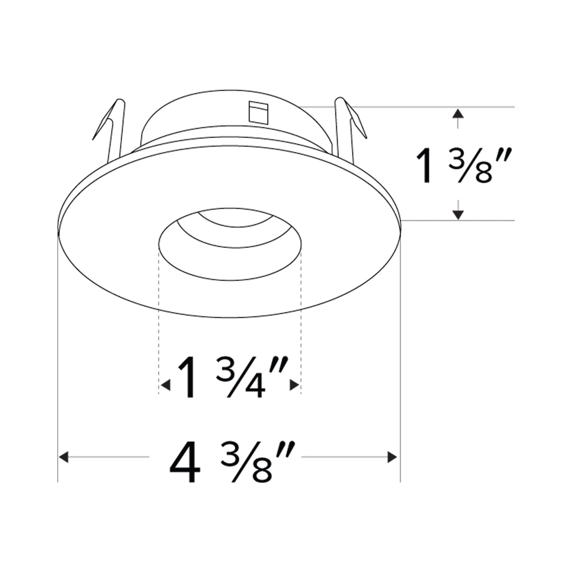 Pex™ 3" Round Adjustable Pinhole - line drawing.