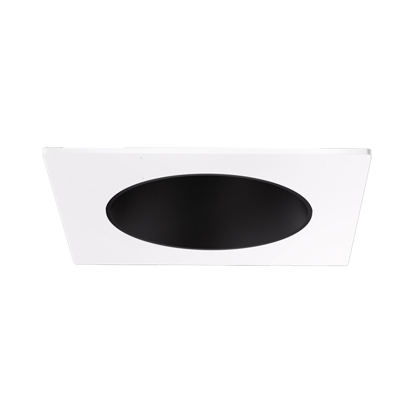 Pex™ 3" Square Deep Reflector in Black with White Trim.