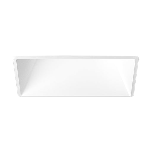 Pex™ 3" Square Trimless Smooth Reflector Trim in White.