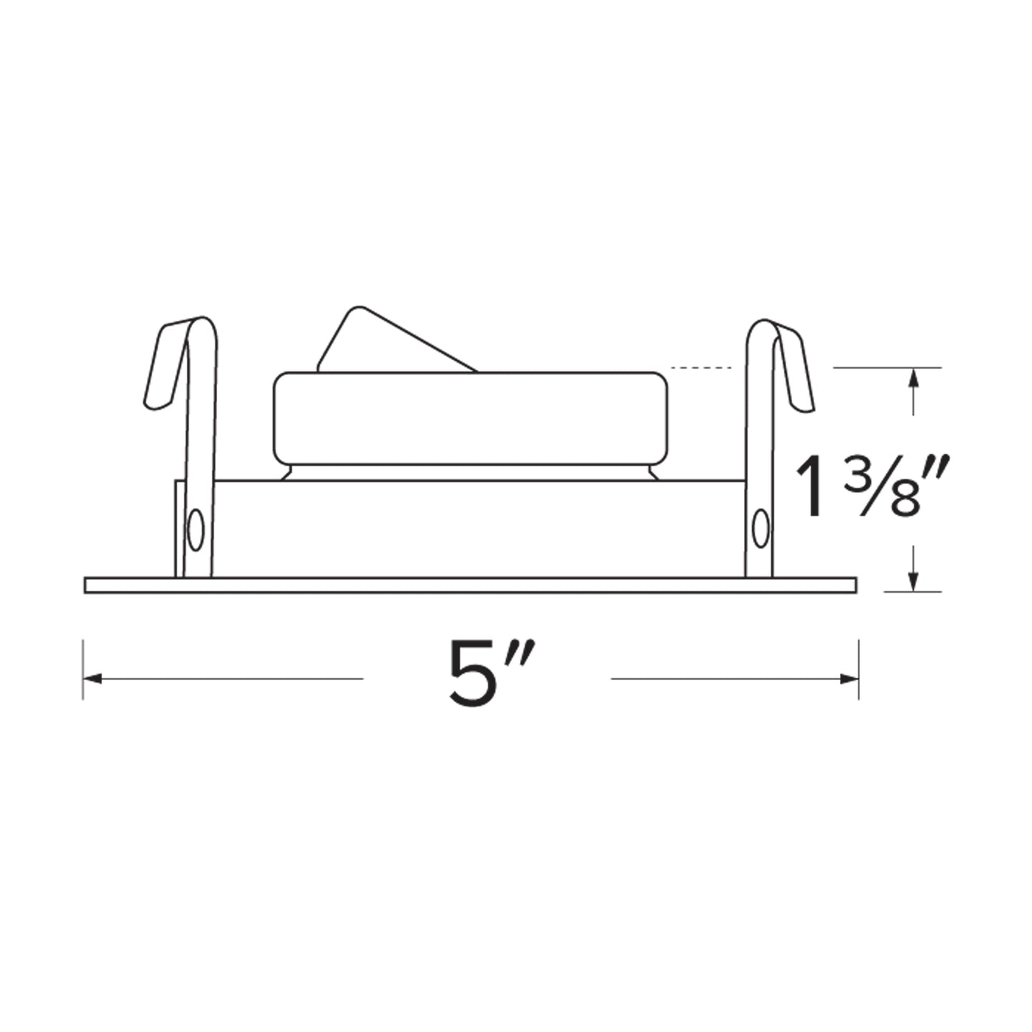 Pex™ 4" Round Adjustable Pinhole - line drawing.