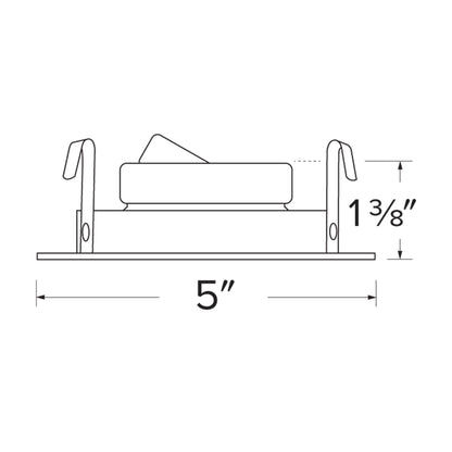 Pex™ 4" Round Adjustable Pinhole - line drawing.