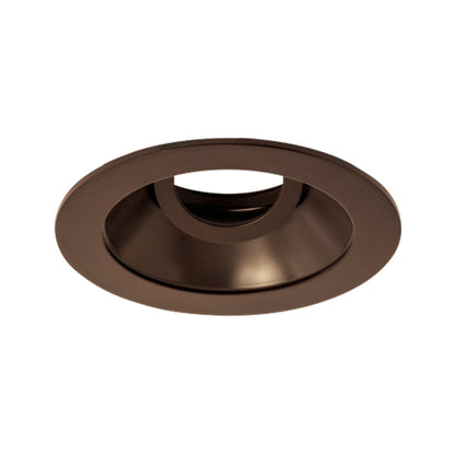 Pex™ 4" Round Adjustable Reflector in Bronze (Clear Glass Lens).